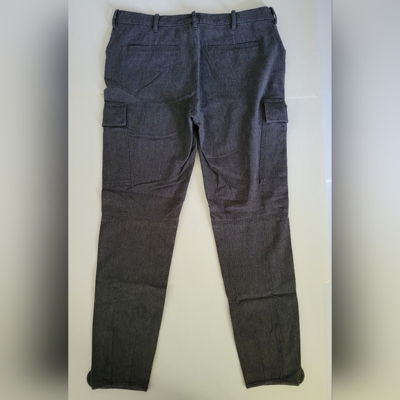Lauren Ralph Lauren Grey Slim Fit Carpenter Style Multi pocket Trouser Pants - Picture 2 of 7